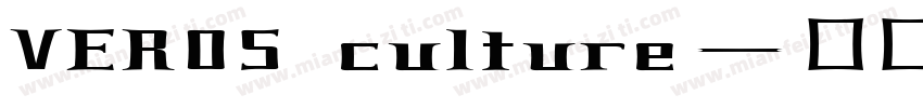 VEROS culture字体转换